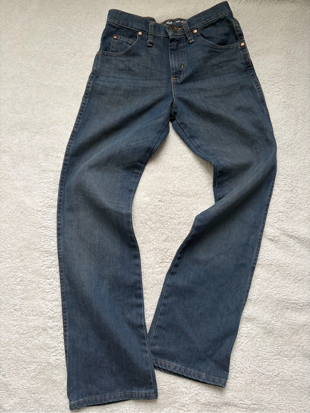 Classic Men's Dark Blue BootCut Jeans